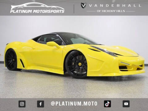 2011 Ferrari 458 Italia for sale at PLATINUM MOTORSPORTS INC. in Hickory Hills IL