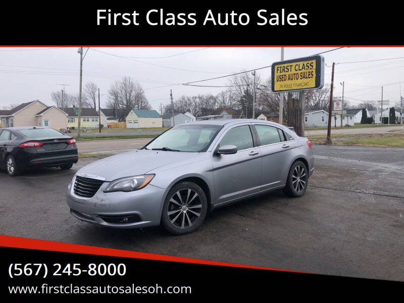 2013 Chrysler 200 for sale at First Class Auto Sales in Fostoria OH