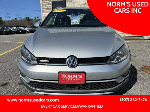 2017 Volkswagen Golf Alltrack for sale at NORM'S USED CARS INC in Wiscasset ME
