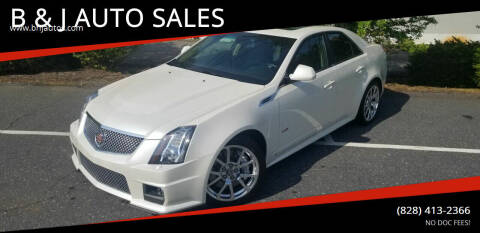 2009 Cadillac CTS-V for sale at B & J AUTO SALES in Morganton NC