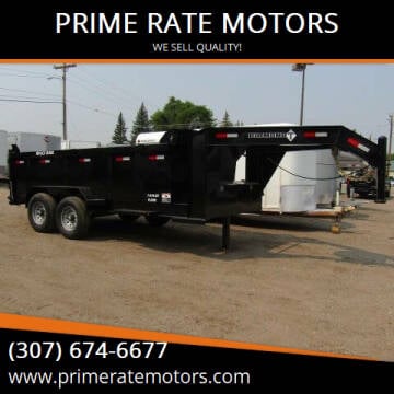 2025 Diamond-T 14FT DUMP TRAILER for sale at PRIME RATE MOTORS in Sheridan WY