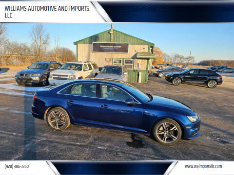 2018 Audi A4 for sale at WILLIAMS AUTOMOTIVE AND IMPORTS LLC in Neenah WI
