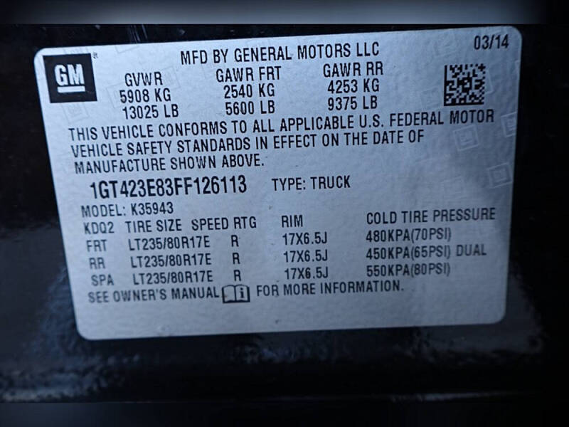 2015 GMC Sierra 3500HD