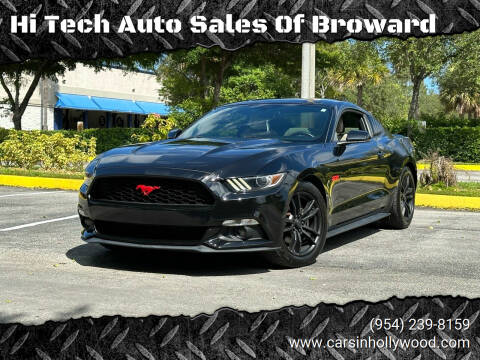 2015 Ford Mustang for sale at Hi Tech Auto Sales Of Broward in Hollywood FL