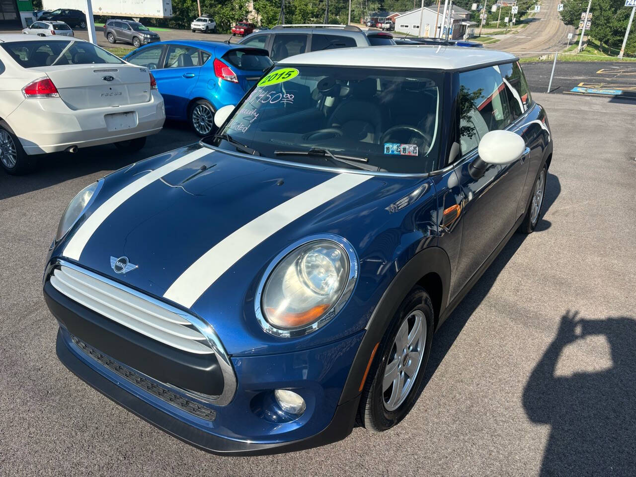 Blue 2015 MINI Hardtop 2 Door Cooper Cooper 2dr Hatchback 1