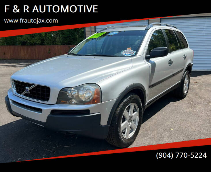 2006 Volvo XC90 for sale at F & R AUTOMOTIVE in Jacksonville FL