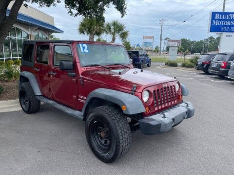 2012 Jeep Wrangler Unlimited for sale at BlueWater MotorSports in Wilmington NC