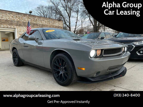 2009 Dodge Challenger for sale at Alpha Group Car Leasing in Redford MI