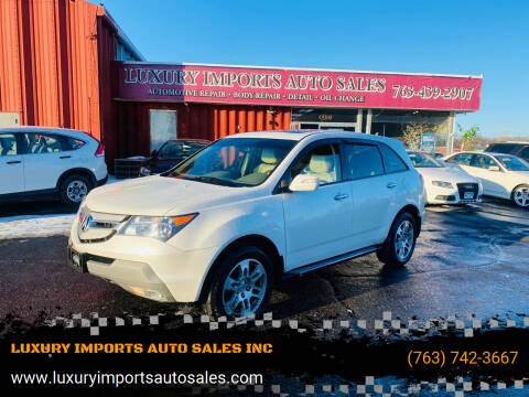 2008 Acura MDX for sale at LUXURY IMPORTS AUTO SALES INC in North Branch MN