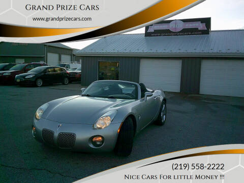 2007 Pontiac Solstice for sale at Grand Prize Cars in Cedar Lake IN