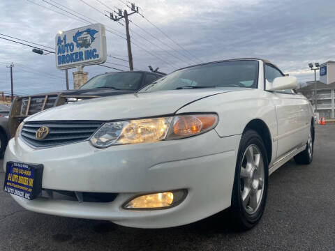 2002 Toyota Camry Solara for sale at A-1 Auto Broker Inc. in San Antonio TX