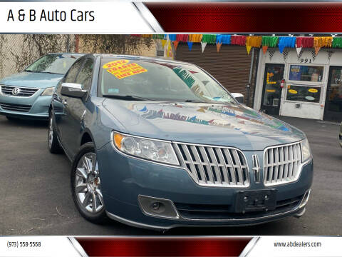 2012 Lincoln MKZ for sale at A & B Auto Cars in Newark NJ