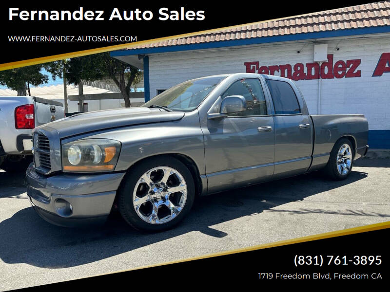 2006 Dodge Ram 1500 for sale at Fernandez Auto Sales in Freedom CA