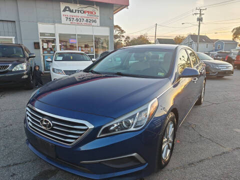 2017 Hyundai Sonata for sale at AutoPro Virginia LLC in Virginia Beach VA