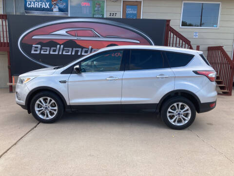 2017 Ford Escape for sale at Badlands Brokers in Rapid City SD