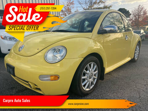 2005 Volkswagen New Beetle for sale at Carpro Auto Sales in Chesapeake VA