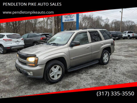 2002 Chevrolet TrailBlazer for sale at PENDLETON PIKE AUTO SALES in Ingalls IN