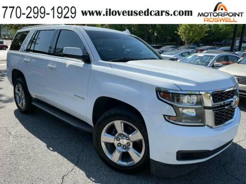 2017 Chevrolet Tahoe for sale at Motorpoint Roswell in Roswell GA