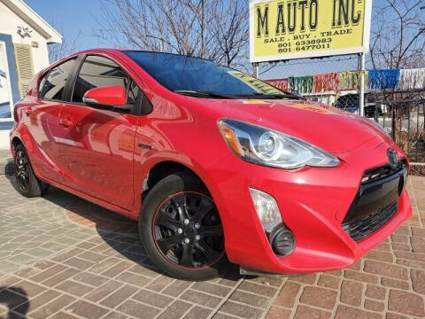 2015 Toyota Prius c for sale at M AUTO, INC in Millcreek UT