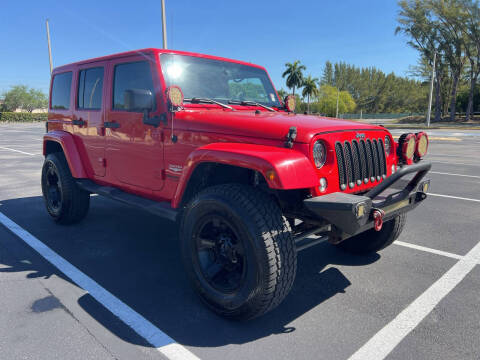 2015 Jeep Wrangler Unlimited for sale at Nation Autos Miami in Hialeah FL