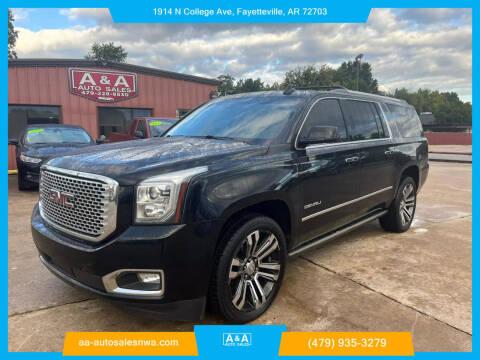2017 GMC Yukon XL for sale at A & A Auto Sales in Fayetteville AR
