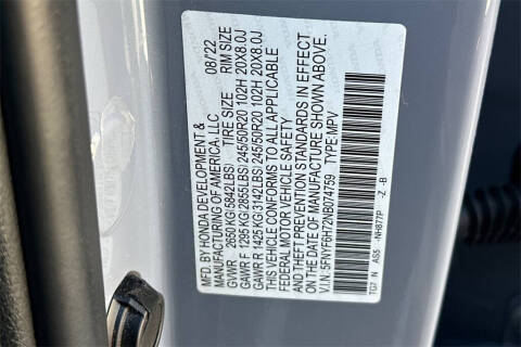 2022 Honda Pilot Black Edition