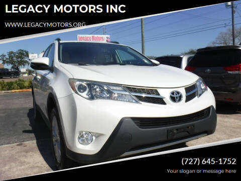 2013 Toyota RAV4 for sale at LEGACY MOTORS INC in New Port Richey FL
