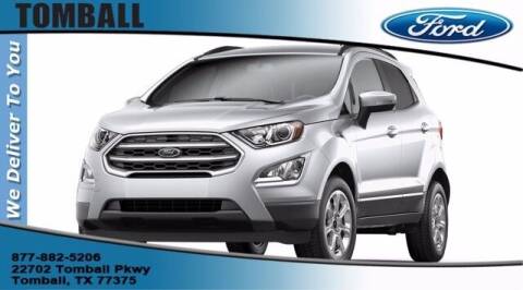 2021 Ford EcoSport for sale at TOMBALL FORD INC in Tomball TX