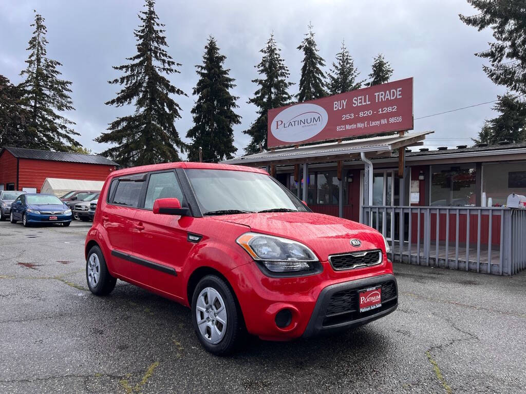 2013 Kia Soul for sale at PLATINUM AUTO SALES INC in Lacey, WA