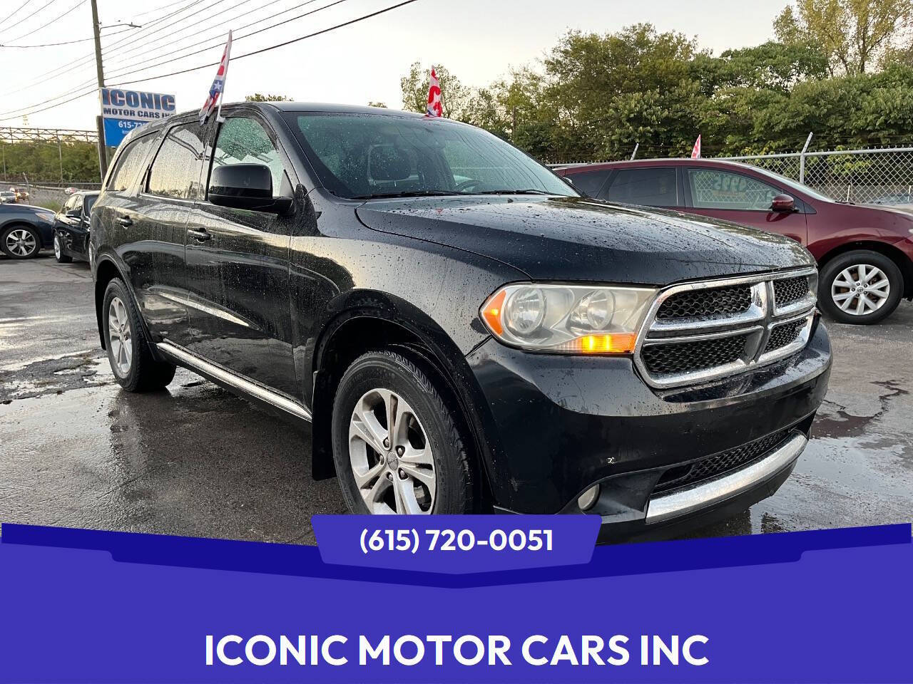 Black 2013 Dodge Durango SXT AWD SXT 4dr SUV 1