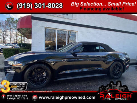 2018 Ford Mustang for sale at Raleigh Pre-Owned in Raleigh NC