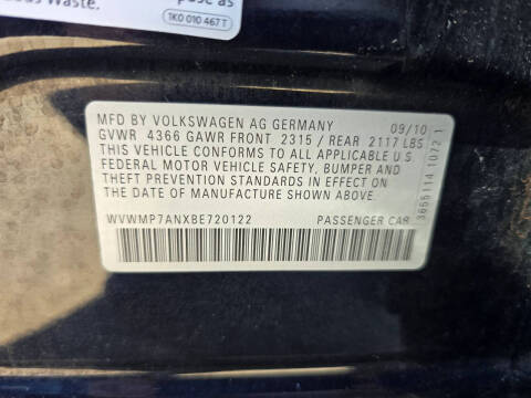 2011 Volkswagen CC Sport PZEV