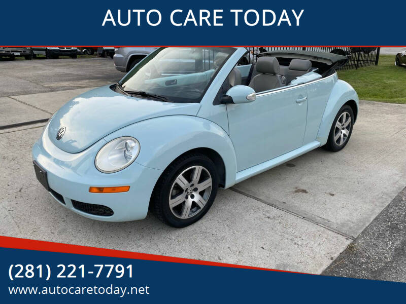2006 Volkswagen New Beetle Convertible for sale at AUTO CARE TODAY in Spring TX
