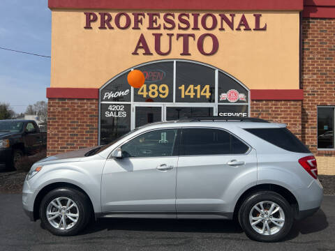 2017 Chevrolet Equinox for sale at Professional Auto Sales & Service in Fort Wayne IN