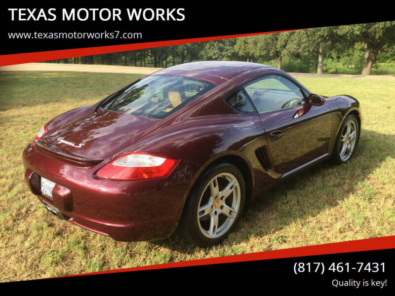 2006 Porsche Cayman for sale at TEXAS MOTOR WORKS in Arlington TX