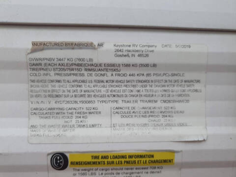 2020 Coleman Travel Trailer