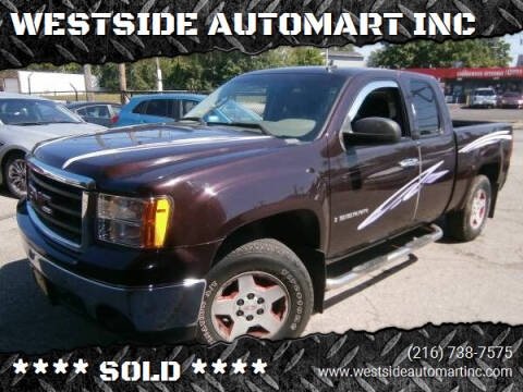 2008 GMC Sierra 1500 for sale at WESTSIDE AUTOMART INC in Cleveland OH