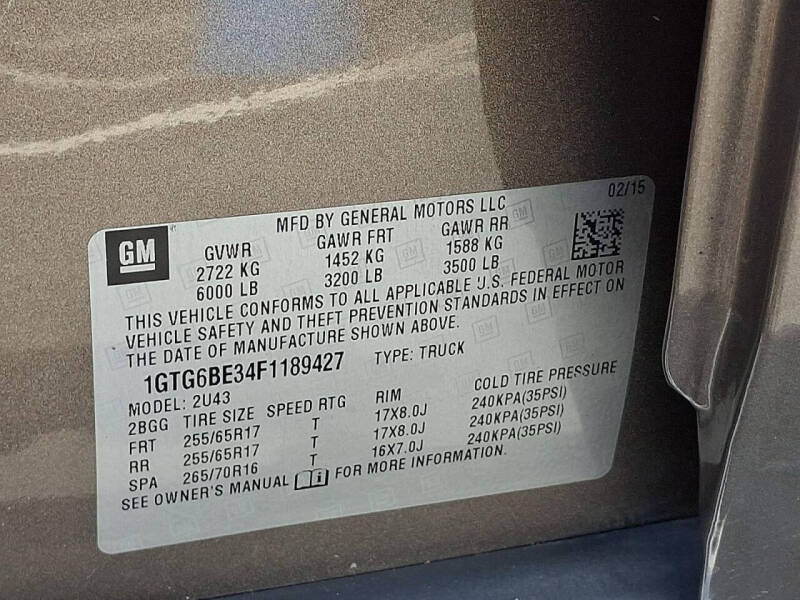 2015 GMC Canyon