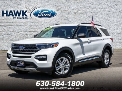 2020 Ford Explorer for sale at Hawk Ford of St. Charles in Saint Charles IL