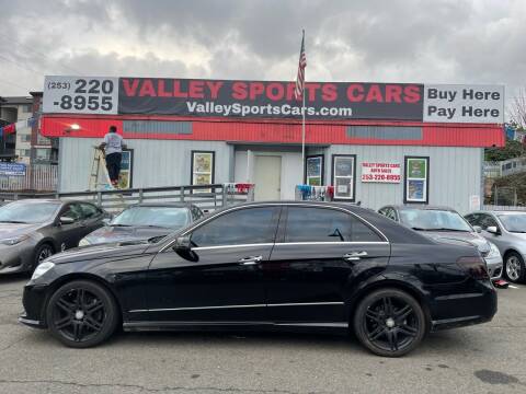 2011 Mercedes-Benz E-Class for sale at Valley Sports Cars in Des Moines WA