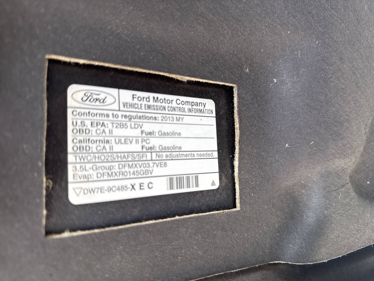 Gray 2013 Ford Taurus SEL SEL 4dr Sedan 20