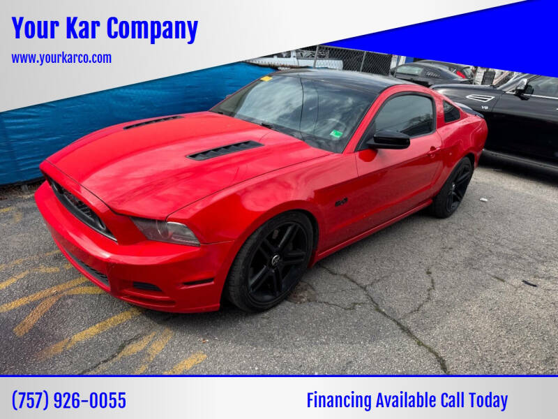 2013 Ford Mustang for sale at Your Kar Company in Norfolk VA