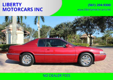 2001 Cadillac Eldorado for sale at LIBERTY MOTORCARS INC in Royal Palm Beach FL