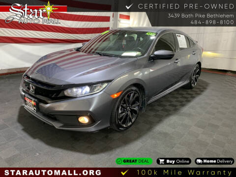 2019 Honda Civic for sale at STAR AUTO MALL 512 in Bethlehem PA