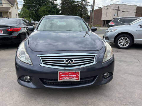 2011 Infiniti G37 Sedan for sale at New Park Avenue Auto Inc in Hartford CT