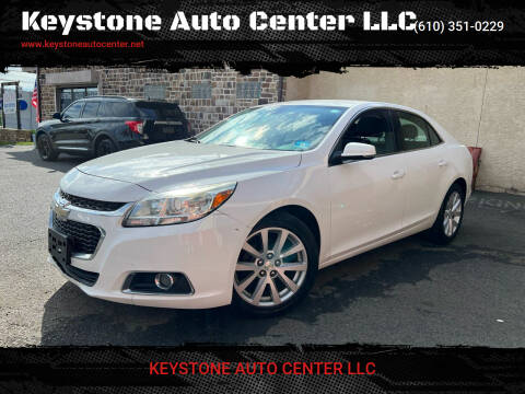 2015 Chevrolet Malibu for sale at Keystone Auto Center LLC in Allentown PA