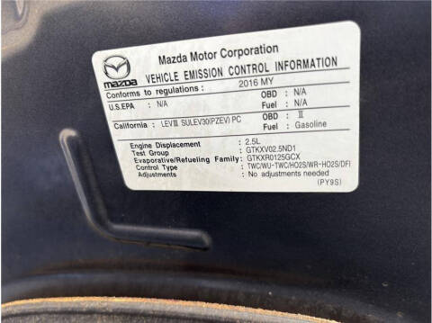 2016 Mazda MAZDA6 i Sport