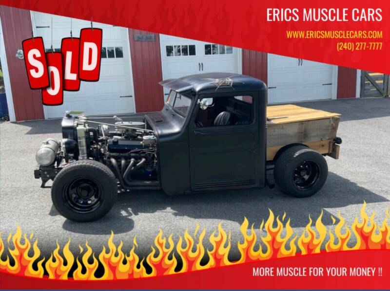 1956 Willys Rat Rod for sale at Eric's Muscle Cars in Clarksburg MD