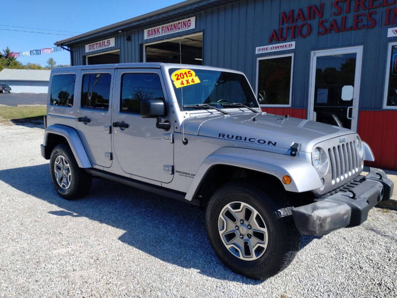 2015 Jeep Wrangler Unlimited for sale at MAIN STREET AUTO SALES INC in Austin IN