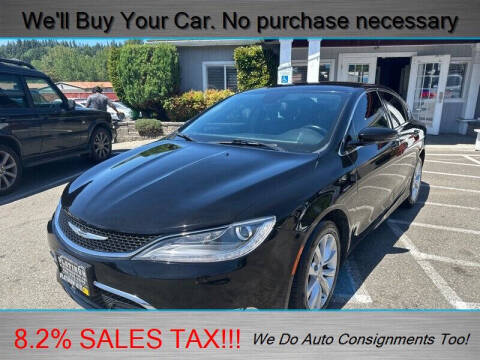 2015 Chrysler 200 for sale at Platinum Autos in Woodinville WA